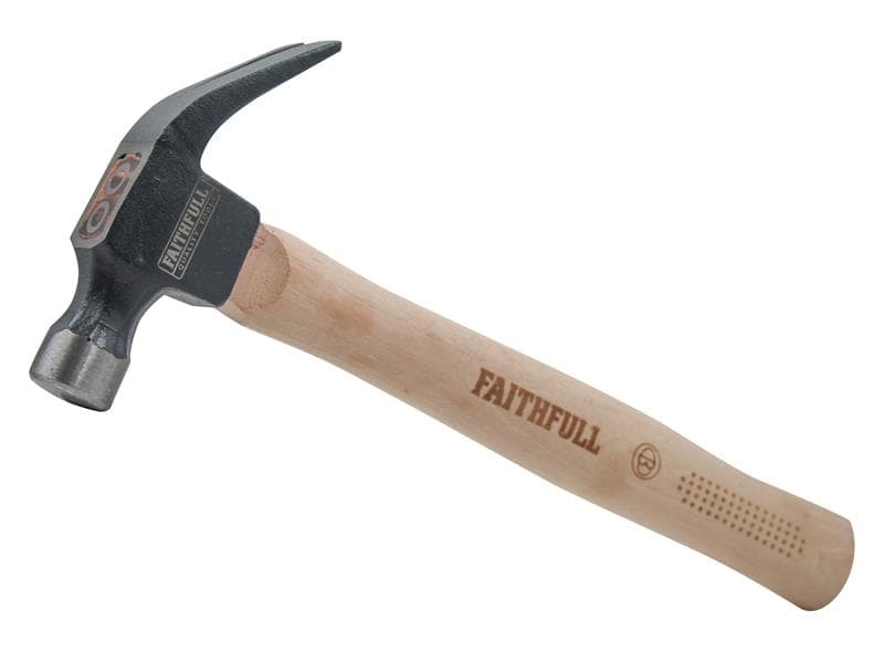 Faithfull 60412050 Fsc Hickory Claw Hammer 454G (16Oz)