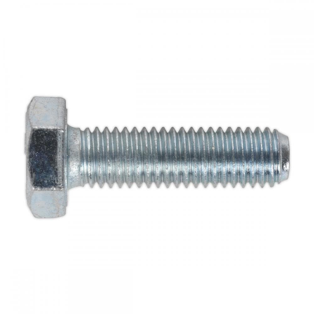 Sealey SS1035 Ht Setscrew M10 X 35Mm 8.8 Zinc Pack Of 25