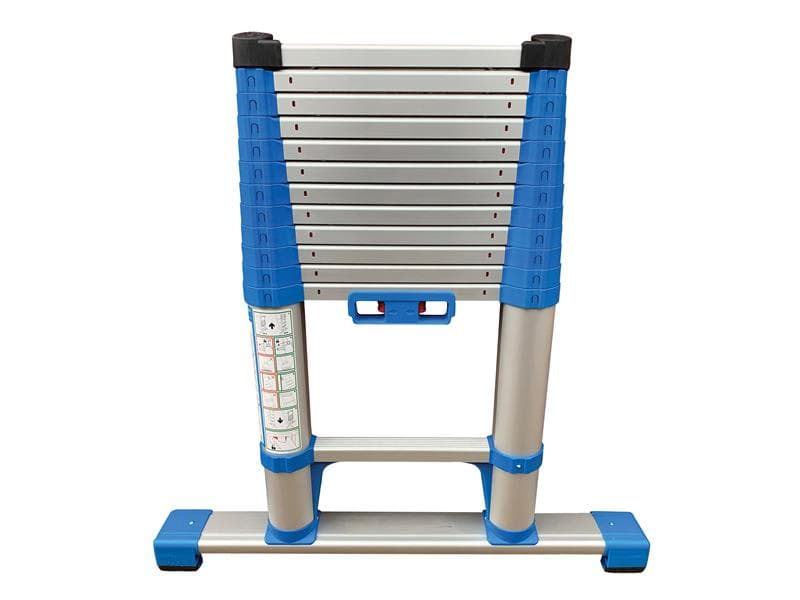 Zarges 40401 Compactstep L Telescopic Ladder & Stabiliser Bar 3.8M