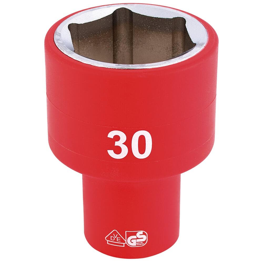 Draper Expert 32000 Fully Insulated Vde Socket 1/2in Sq. Dr. 30Mm each