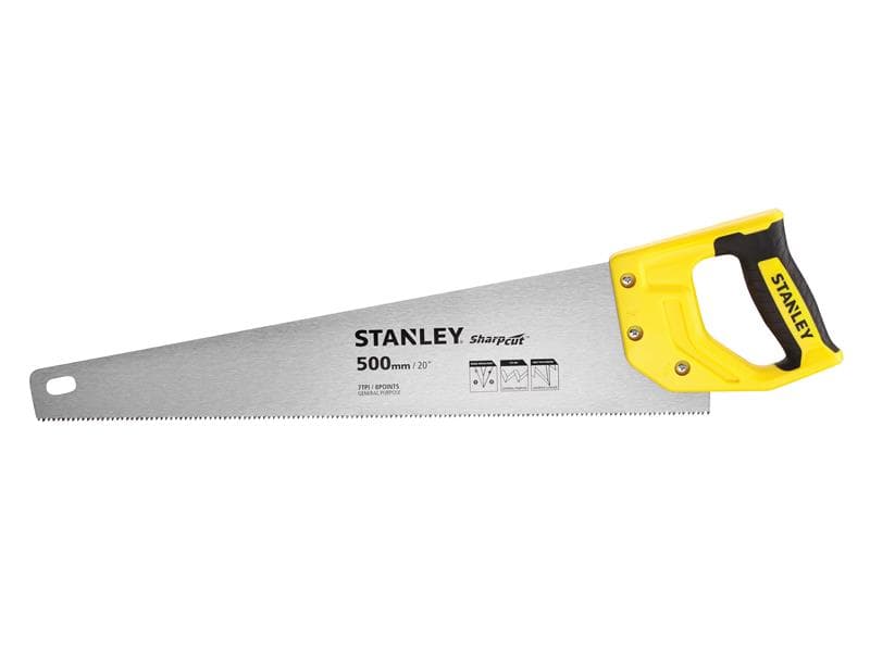 Stanley® STHT20367-1 Sharpcut™ Handsaw 500Mm (20In) 7 Tpi