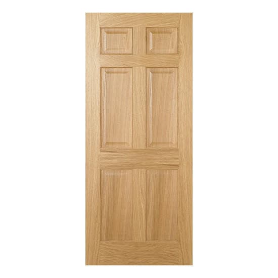 Regency 6P Six Panel Pre-finished Oak Internal Door