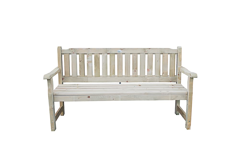 Forest Garden Brown Timber Pressure Treated Rosedene Bench, Size: 5ft