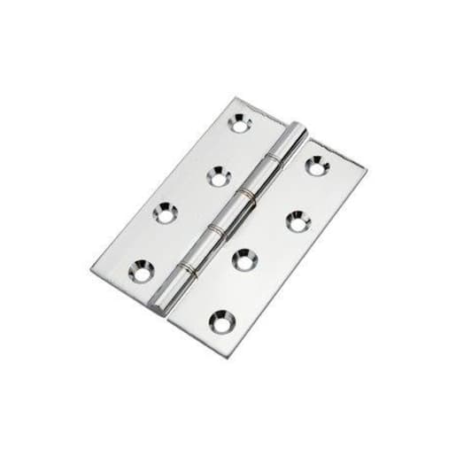Eclipse 14862 Phosphorus Hinge Polished Chrome 76 x 51 x 3mm 2 Pack