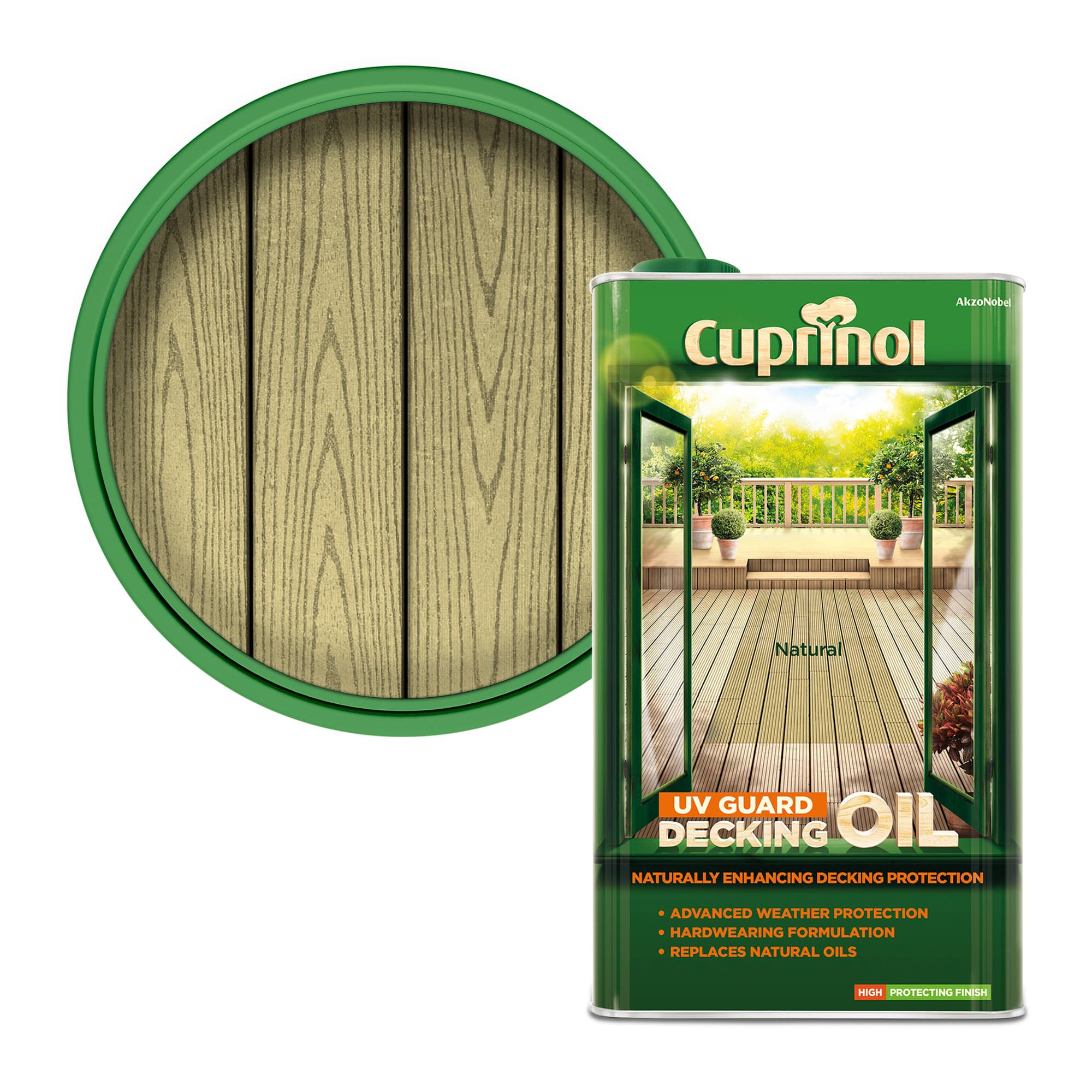 Cuprinol Decking Oil 5L Natural