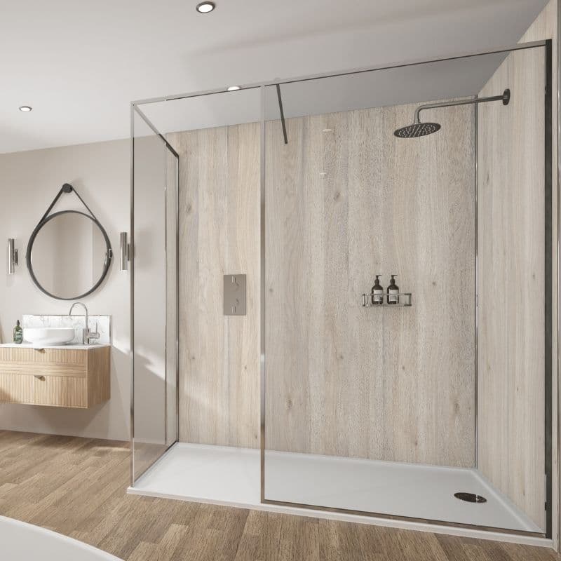 Laminate Wall Panel Tongue & Groove - 585mm x 2420mm x 11mm Scandi Oak