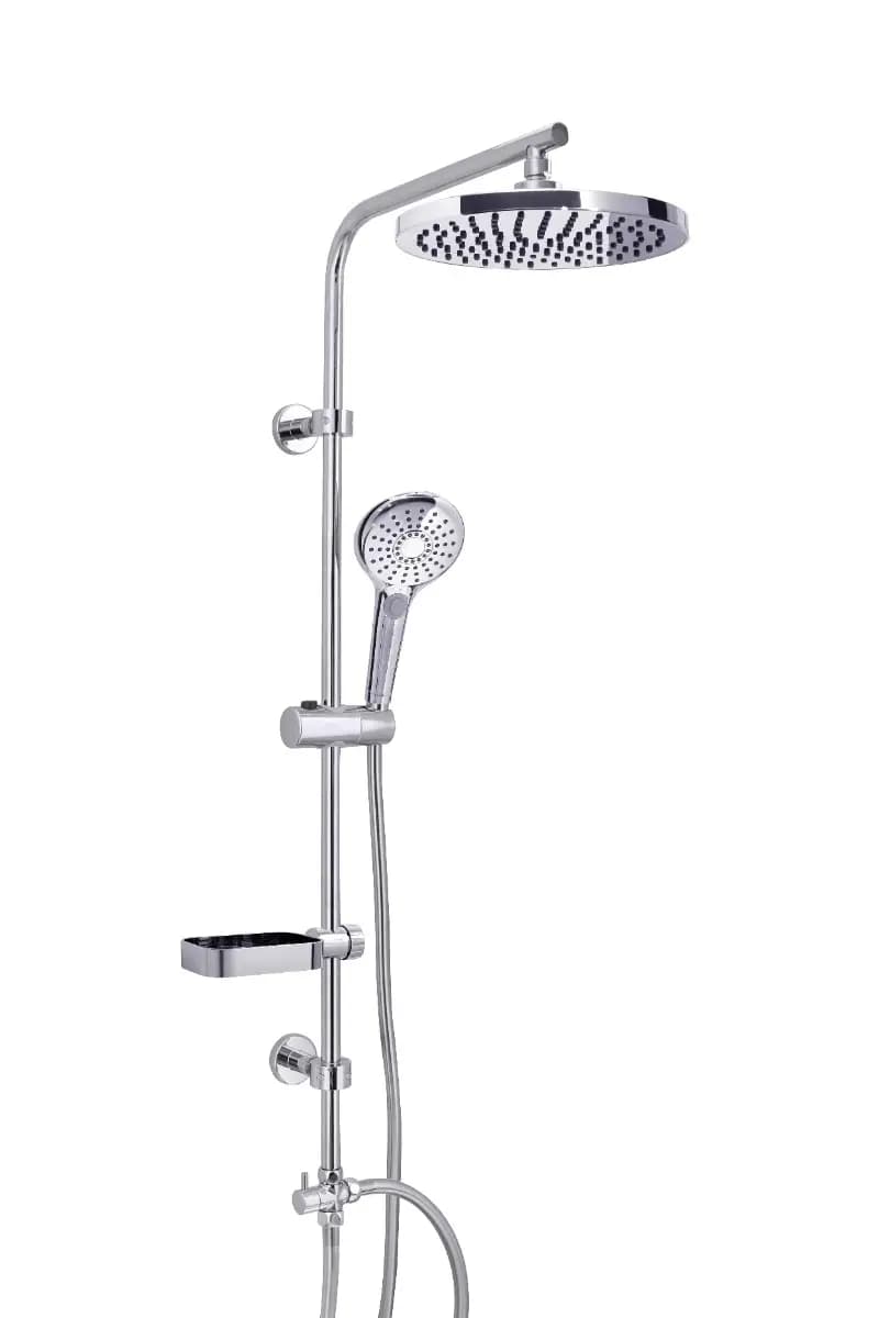 Nebula Spa Shower Column - Rainfall Fixed Shower Head / Hand Control Shower Head