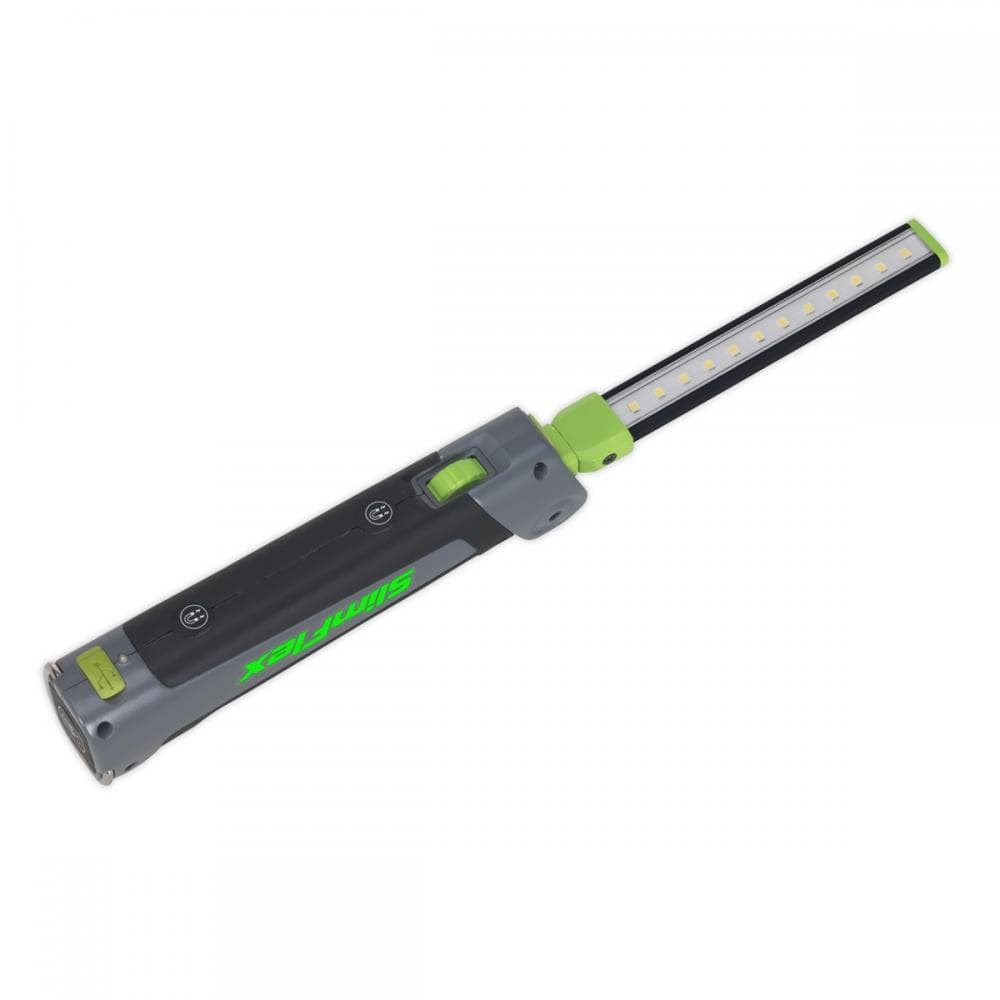 Sealey LED180 Rechargeable Slim Folding Inspection Light 4W & 1W Smd Led Lithium-Ion