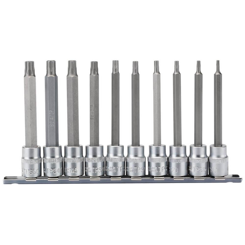 Draper Expert 16340 Draper Tx-Star® Plus Socket Bit Set 3/8in Sq. Dr. 100Mm (10 Piece) per set