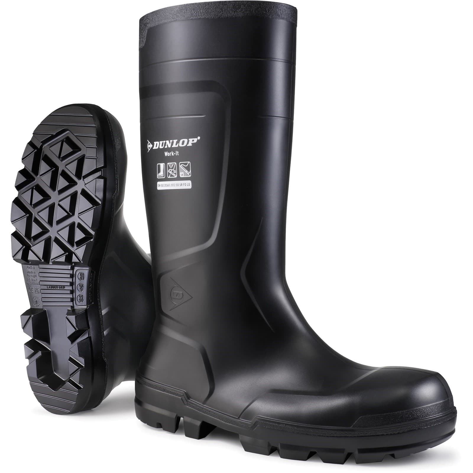 Dunlop Work-It Full Safety Wellington Size 10.5 39476-73634-07