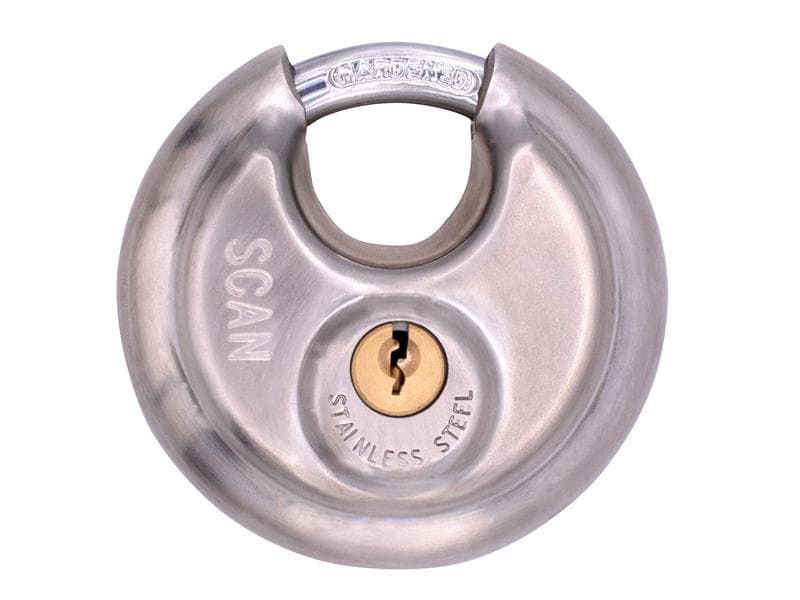 Scan XA114 Stainless Steel Disk Type Padlock 80Mm