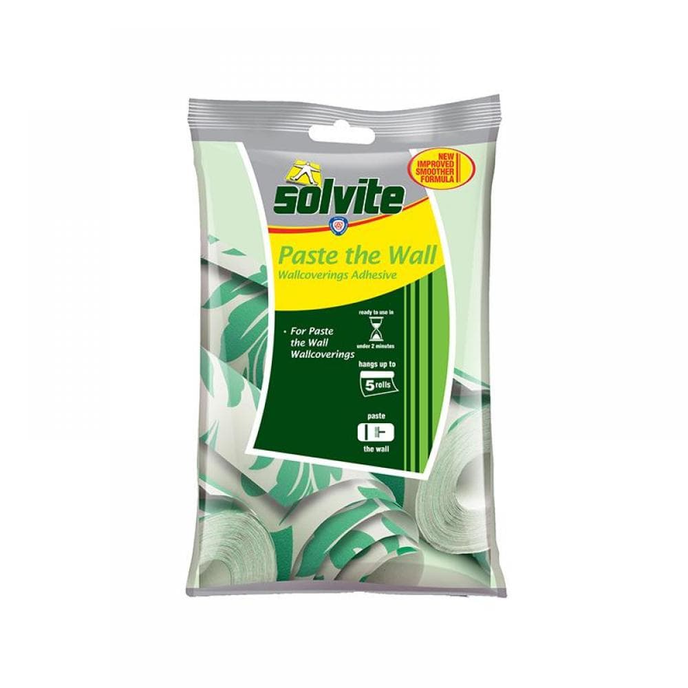 Solvite 1584707 Paste The Wall Wallcoverings Adhesive - 5 Roll Sachet