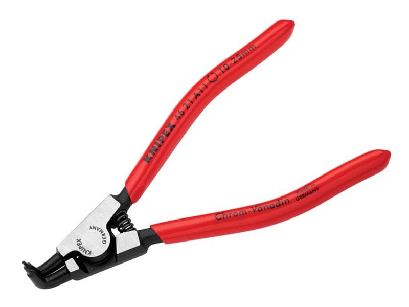 Knipex 46 21 A11 SB Circlip Pliers External 90° Bent Tip 10 - 25Mm A11