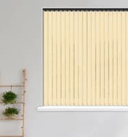 Carnival 89 Ivory Electric Vertical Blinds Polyester