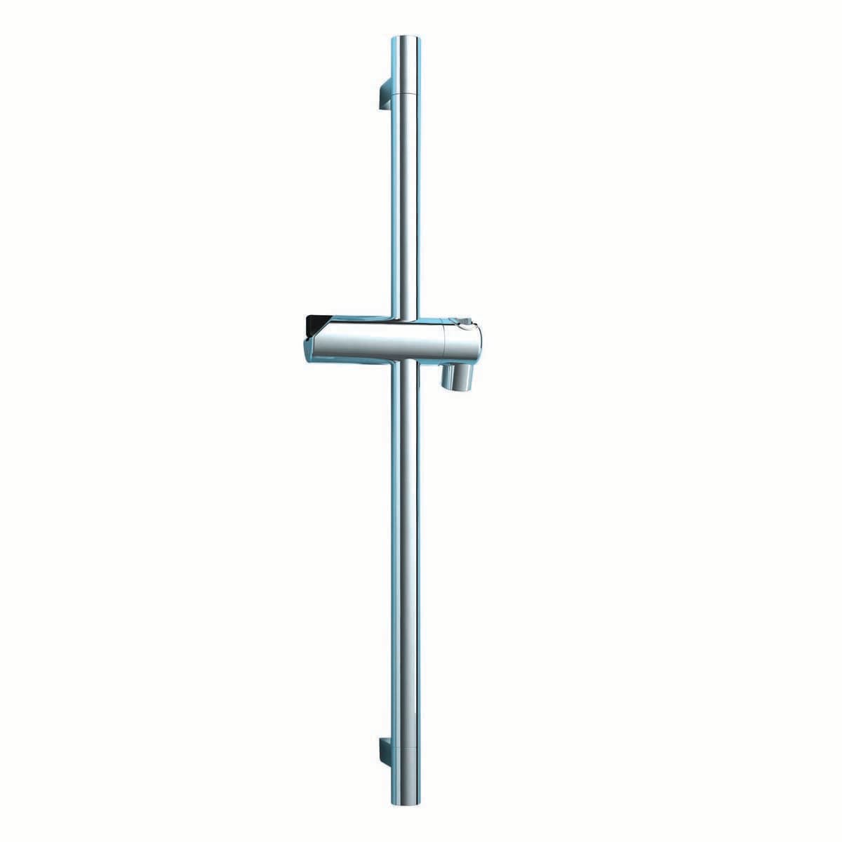 Bathrooms From Travis Perkins Shower Riser Rail Chrome 650 mm