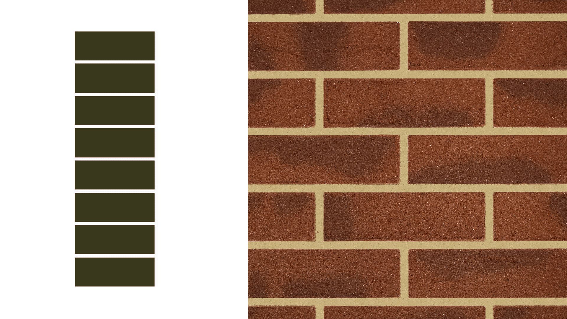 Weberwall Brick Soldier Antique Red (8 per pack)