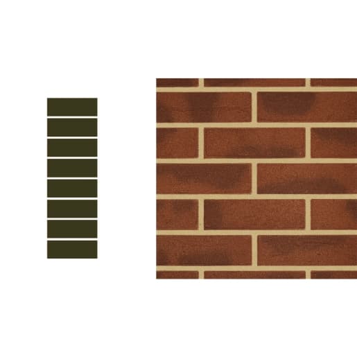 Weberwall Brick Soldier Antique Red (8 per pack)