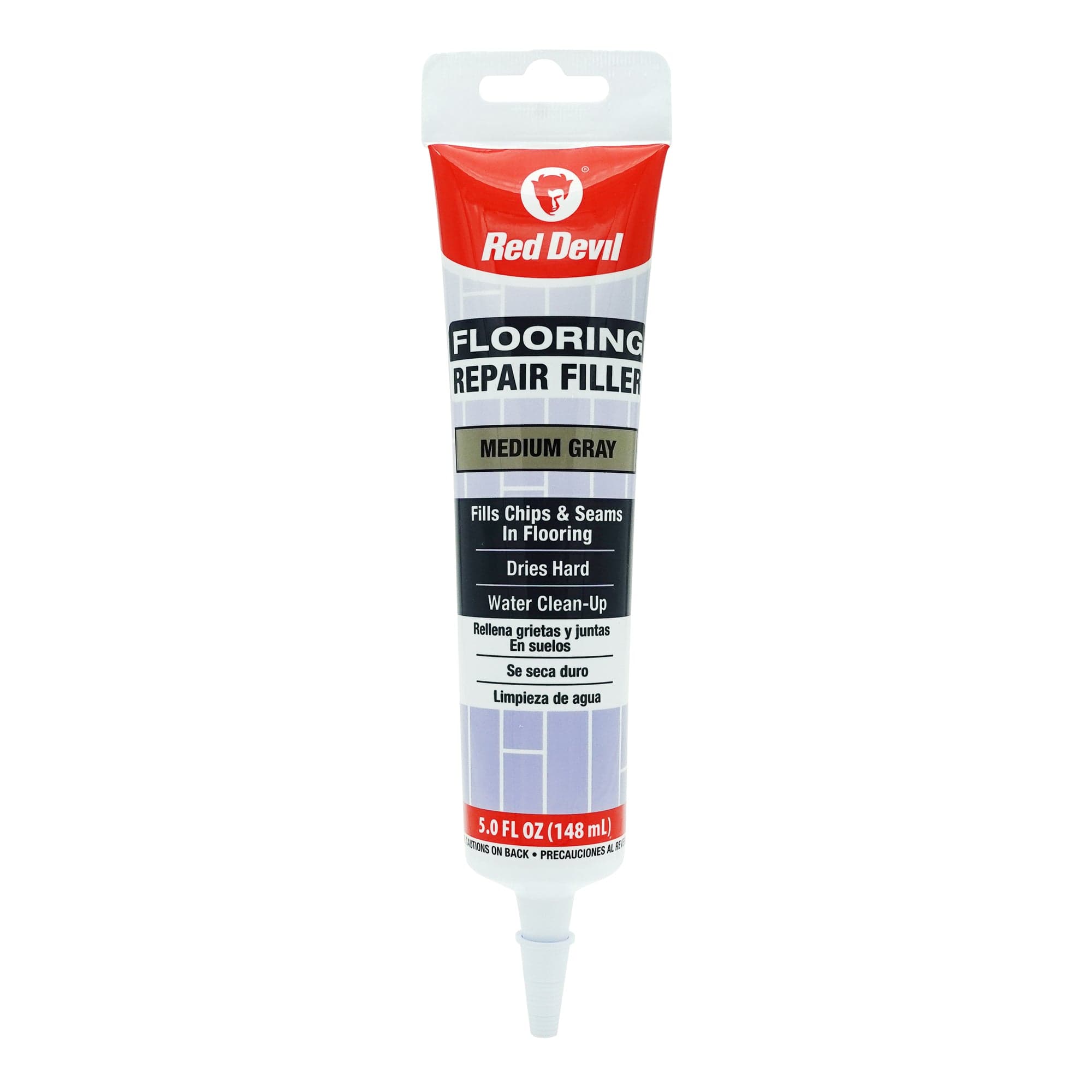 Red Devil Flooring Repair Filler 5 fl. oz Squeeze Tube Medium Gray