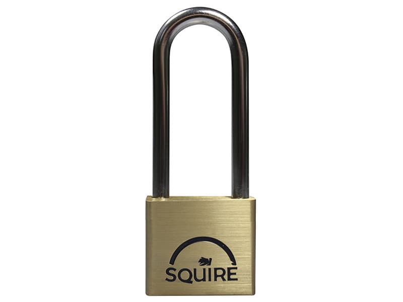 Squire LN4/2.5 Ln4Ls Lion Brass Padlock 5-Pin 40Mm - 65Mm Long Shackle