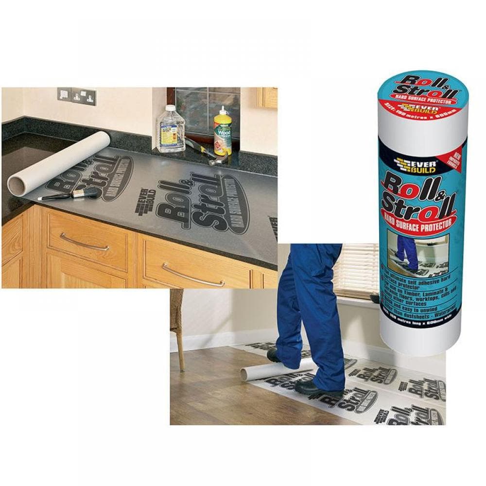 Everbuild Sika 484945 Roll & Stroll Hard Surface Protector 600Mm X 75M