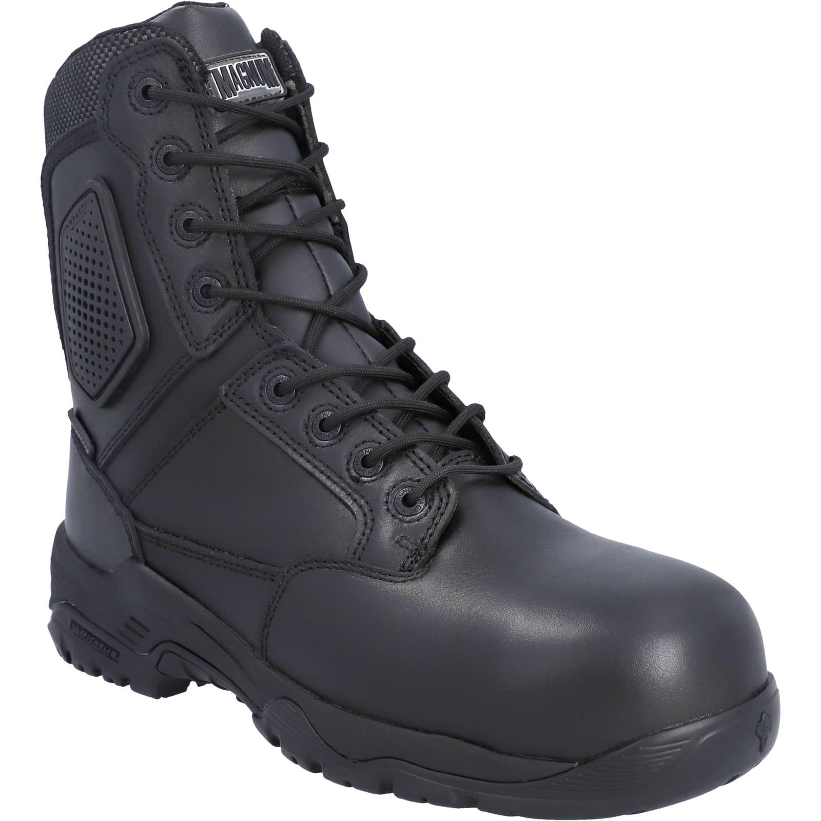 Magnum Strike Force 8.0 Side-Zip Ct Cp Wp Uniform Safety Boot Size 14 38489-71725-14
