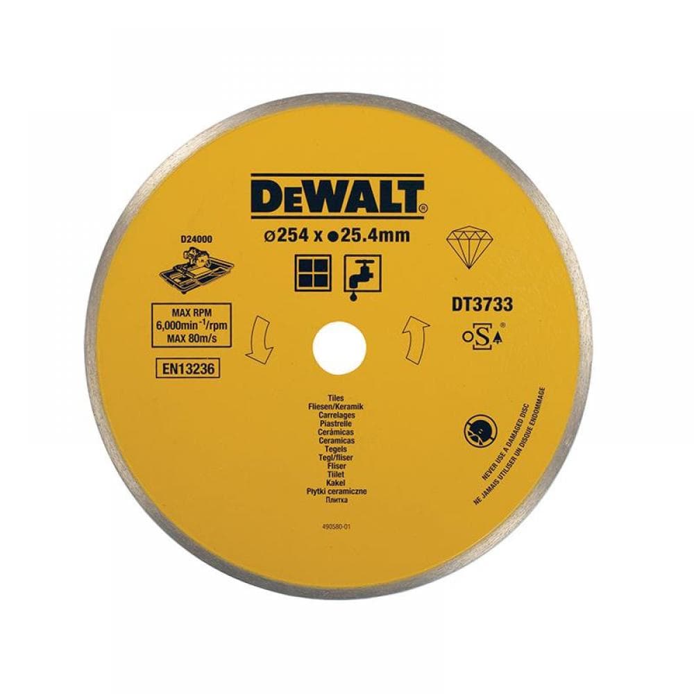 Dewalt DT3733-XJ Ceramic Diamond Tile Blade 254 X 25.4Mm