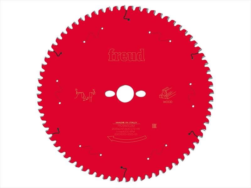 Freud F03FS09763 Wood Mitre Saw Blade 305 X 30 X 2.4/1.8Mm X 72T