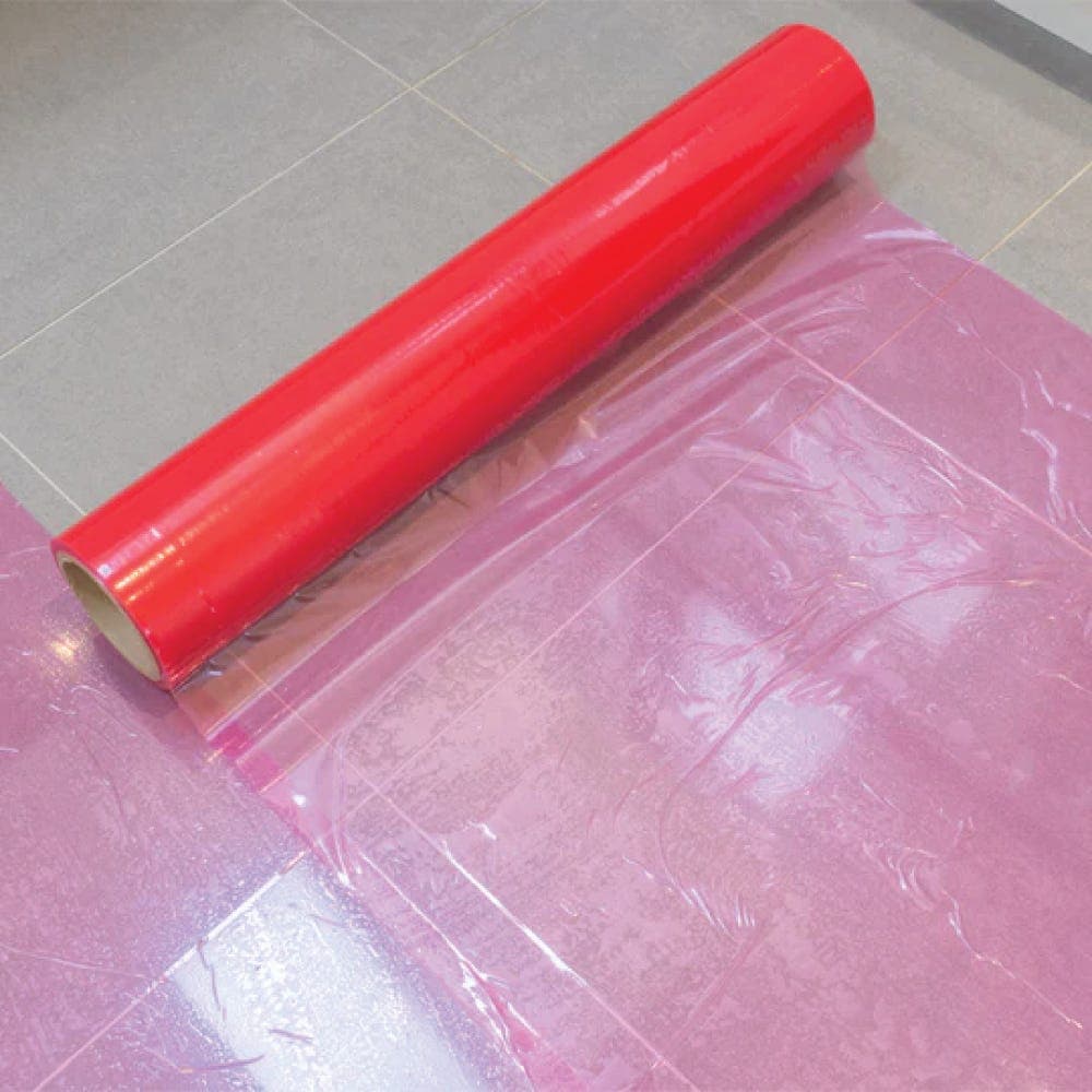 Multi Use Red Adhesive Surface Protection Roll 50m x 600mm