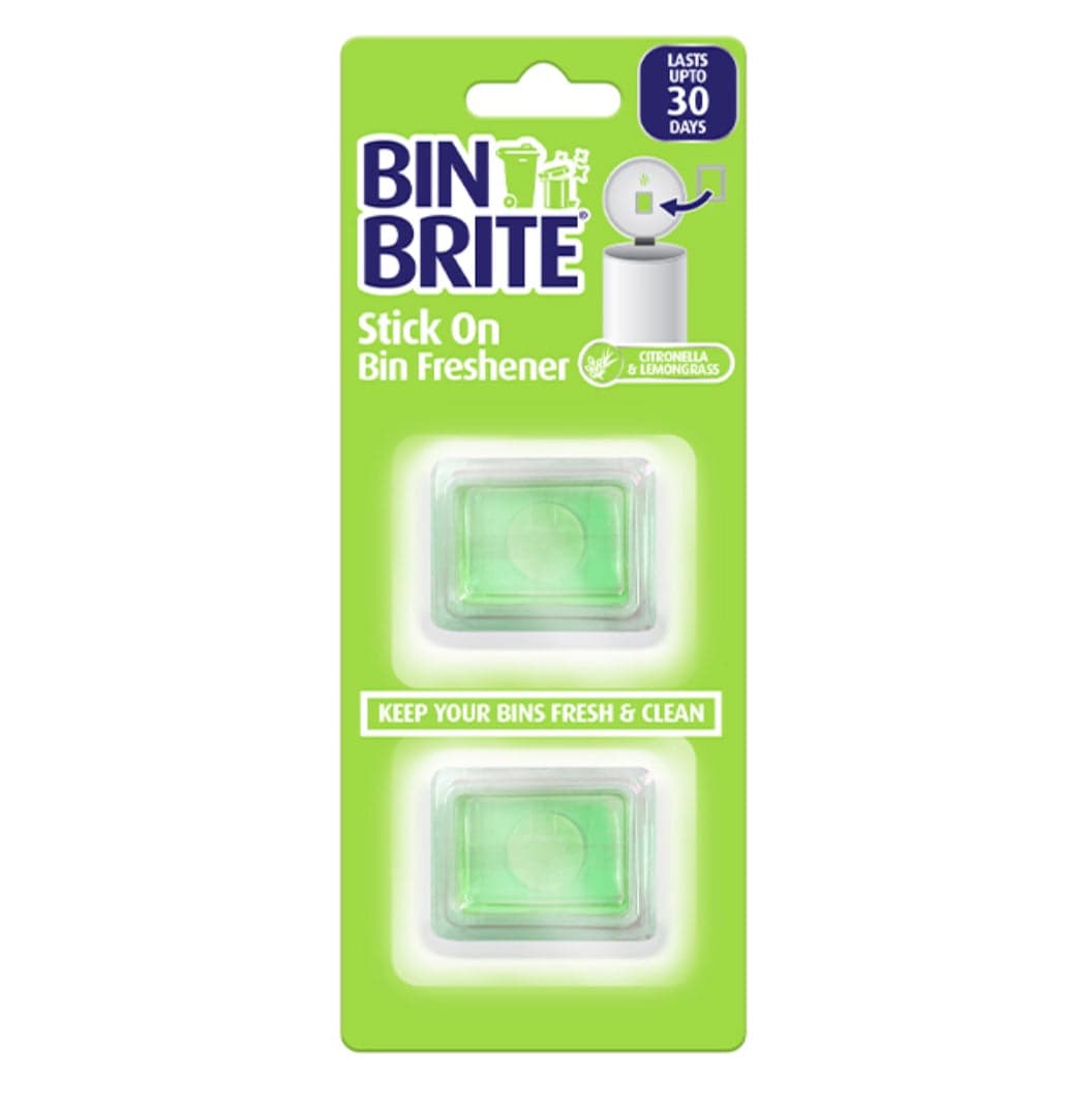 Bin Brite stick on bin fresheners - citronella and lemongrass