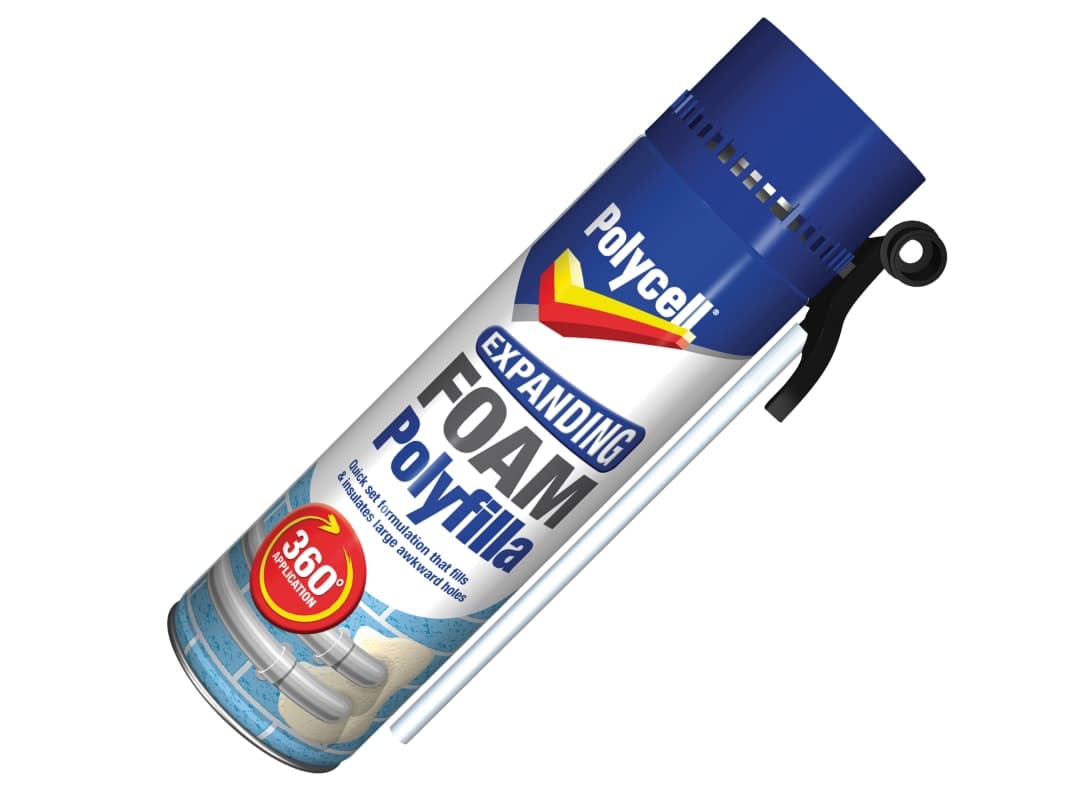 Polycell Expanding Foam Filler 500ml 5084932