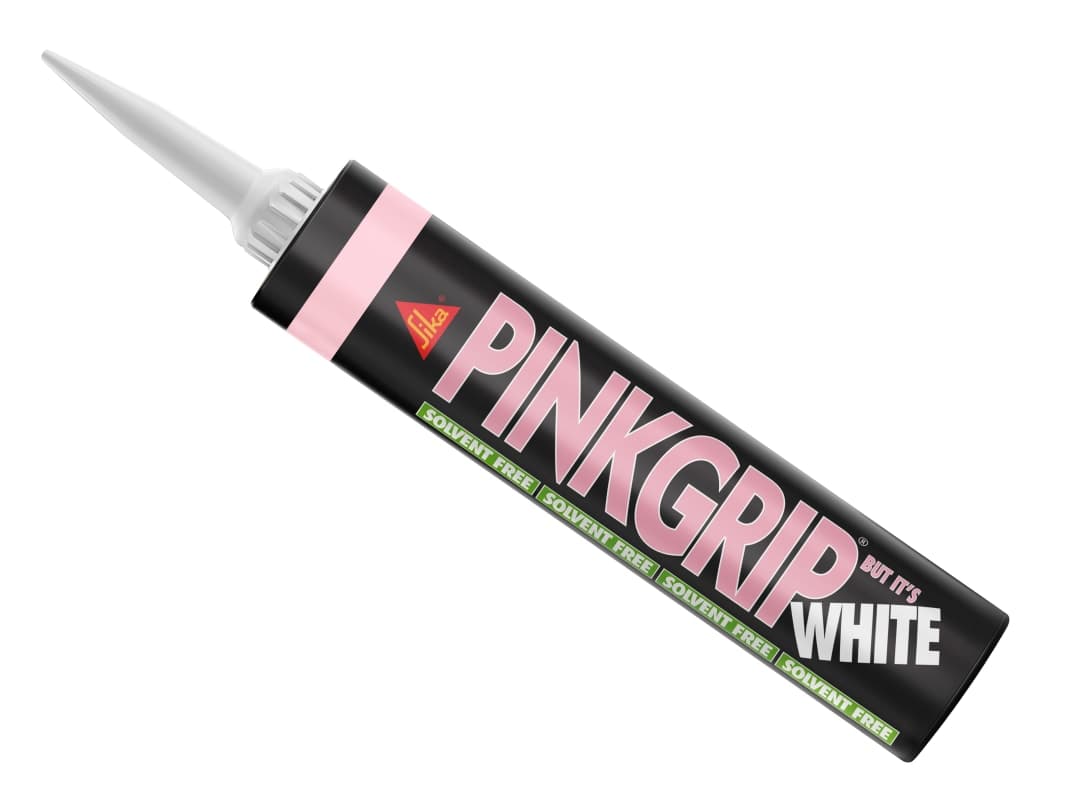 Everbuild Sika Pinkgrip Solvent-Free White 380ml 486024