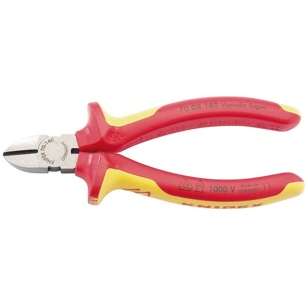 Knipex 31925 70 08 140Uksbe Vde Fully Insulated Diagonal Side Cutters 140Mm each
