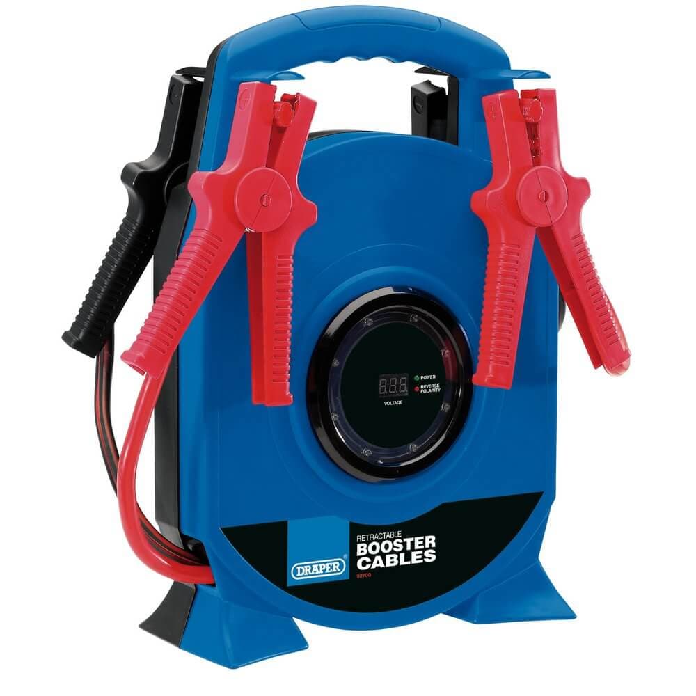 Draper 92700 Retractable Booster Cables 3.5M X 29Mm² each