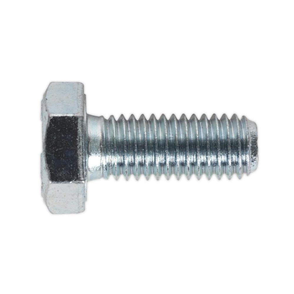 Sealey SS1025 Ht Setscrew M10 X 25Mm 8.8 Zinc Pack Of 25