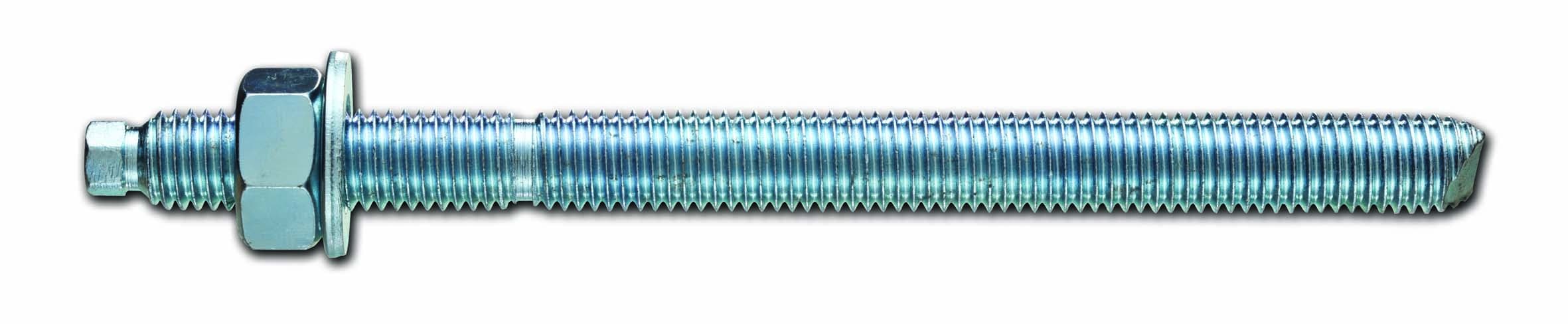 Dewalt Chisel Point Threaded Rod | M8 X 110Mm | Zinc Plated | Box 10 DFC4130000