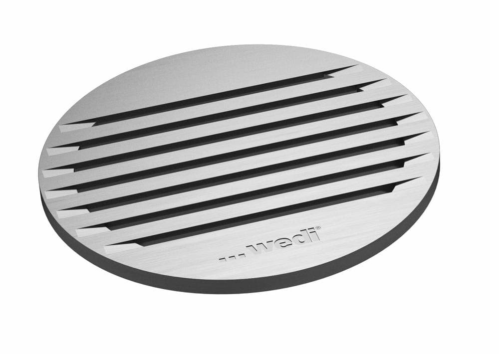 Wedi Fundo Fino 4.2 Stainless Steel Drain Grate 115mm x 115mm x 5mm Round