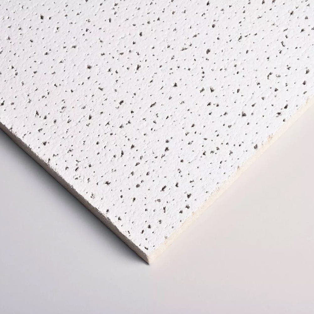 Zentia Armstrong Fission FT Ceiling Tiles Board Edge White 600mm x 600mm - Pack of 16 | 5.76m2 - BP9121M3C