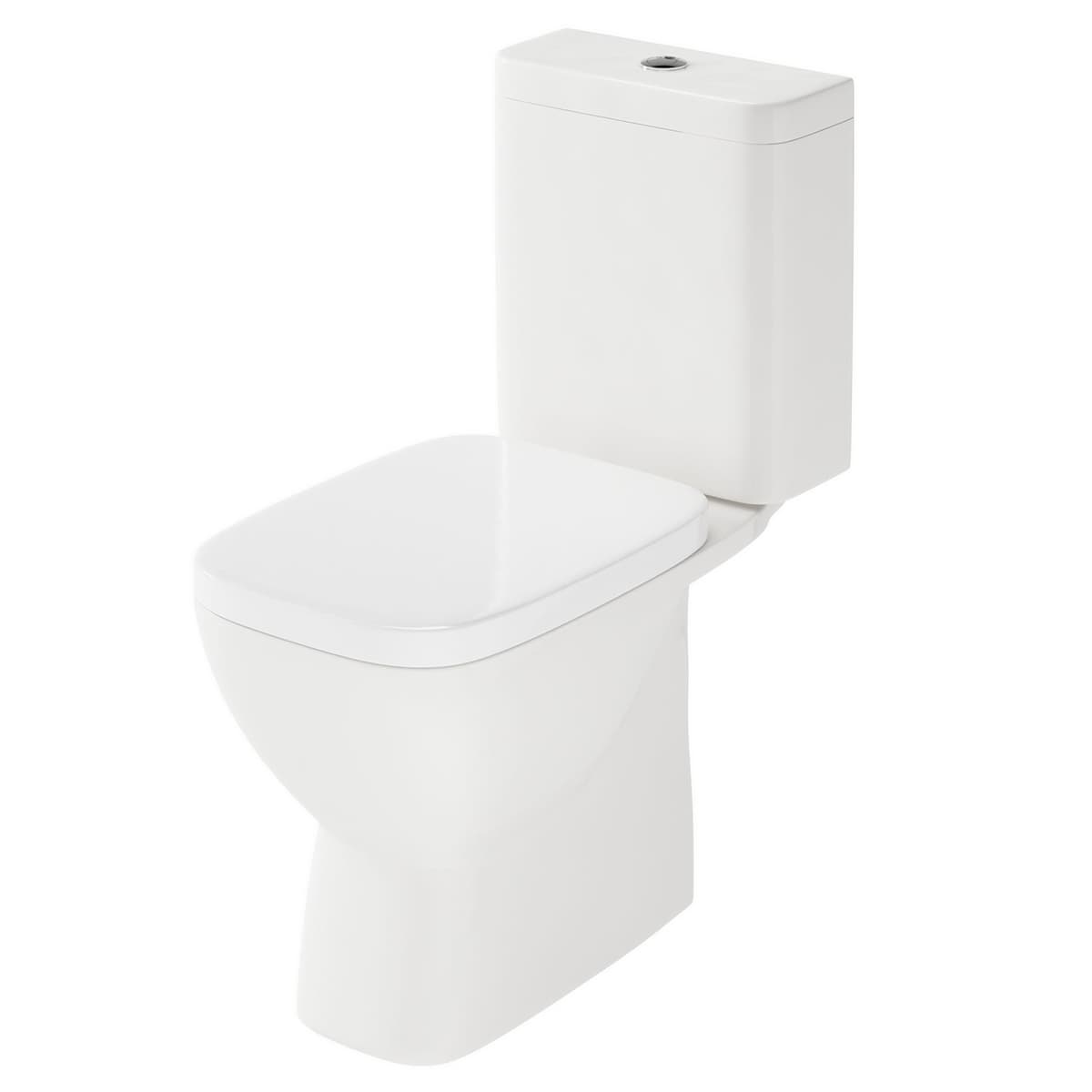 Bathrooms From Travis Perkins Petteril Toilet - Includes Pan, Cistern & Soft Close Seat