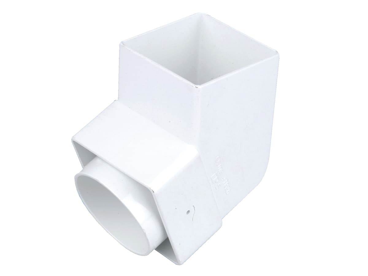 Osma Wavin Osma SquareLine offset bend spigot 61mm white 4T826W