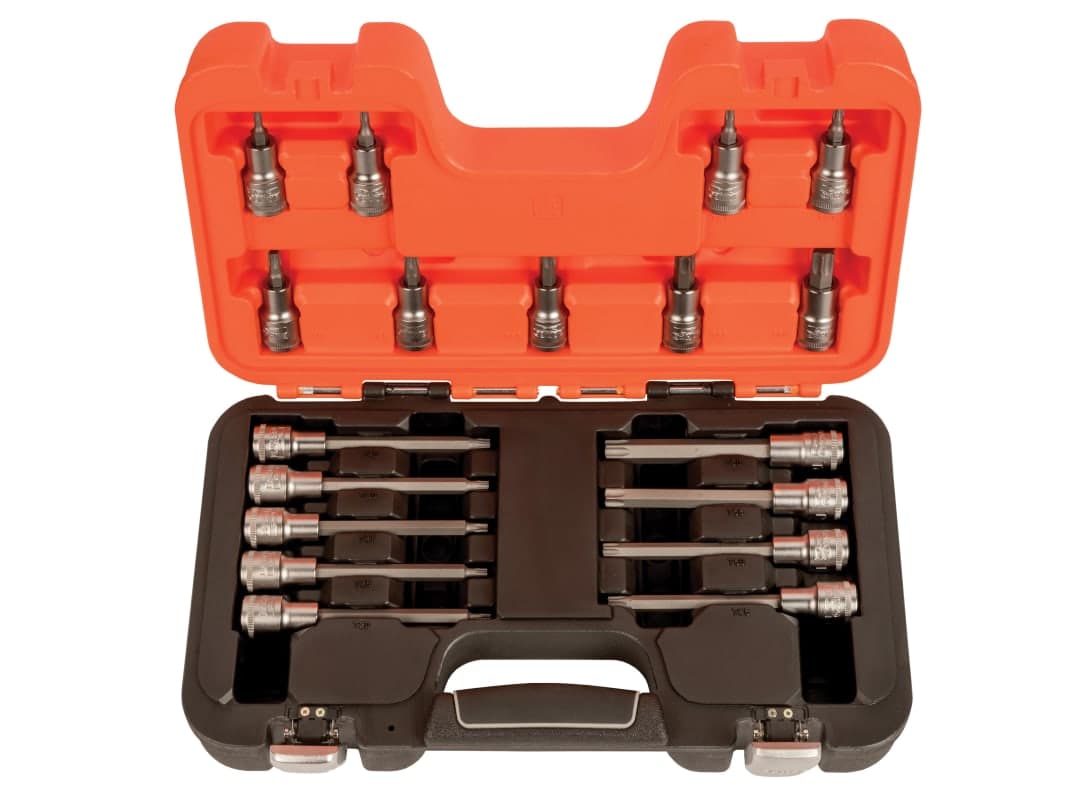 Bahco S18TORX 1/2in Drive Socket Set, 18 Piece S18TORX