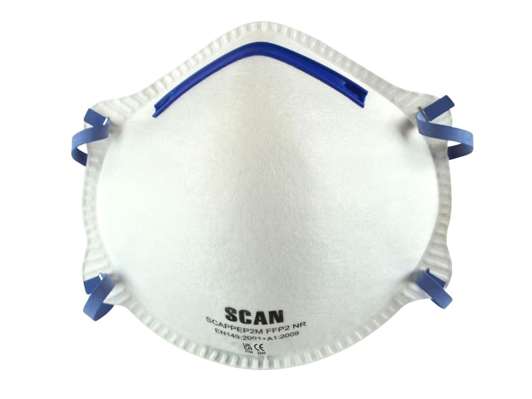 Scan Moulded Disposable Mask FFP2 Protection (Pack 20) DTC3M-20