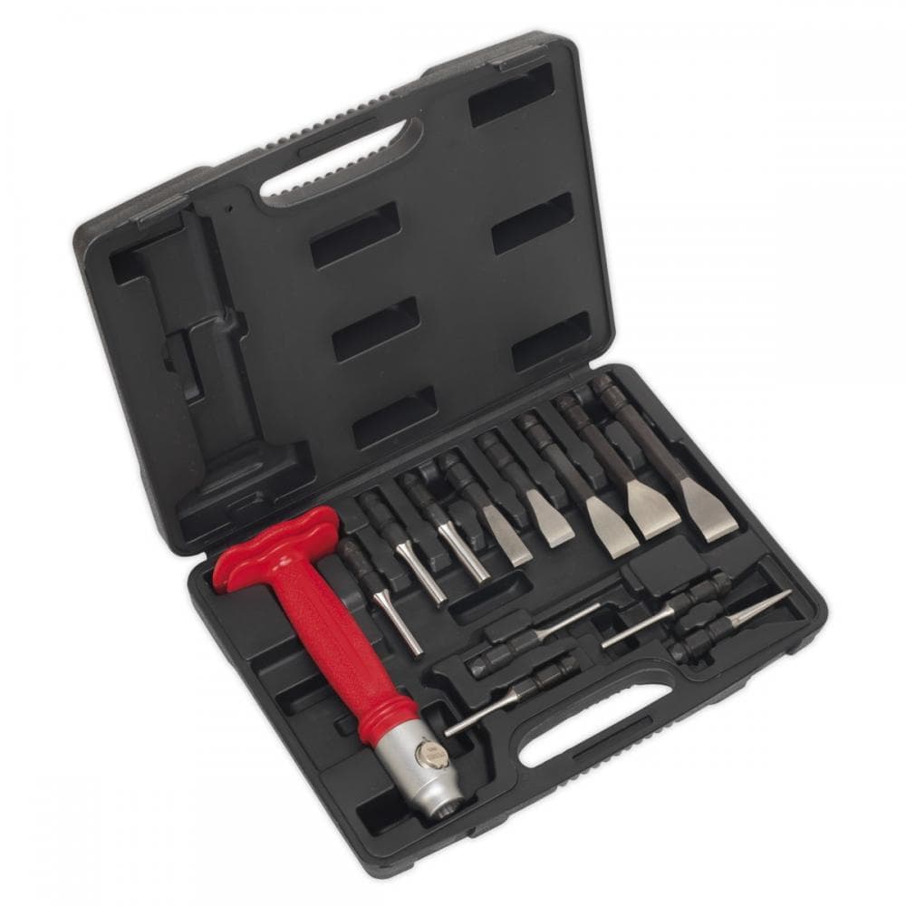 Sealey AK9215 Interchangeable Punch & Chisel Set 13Pc