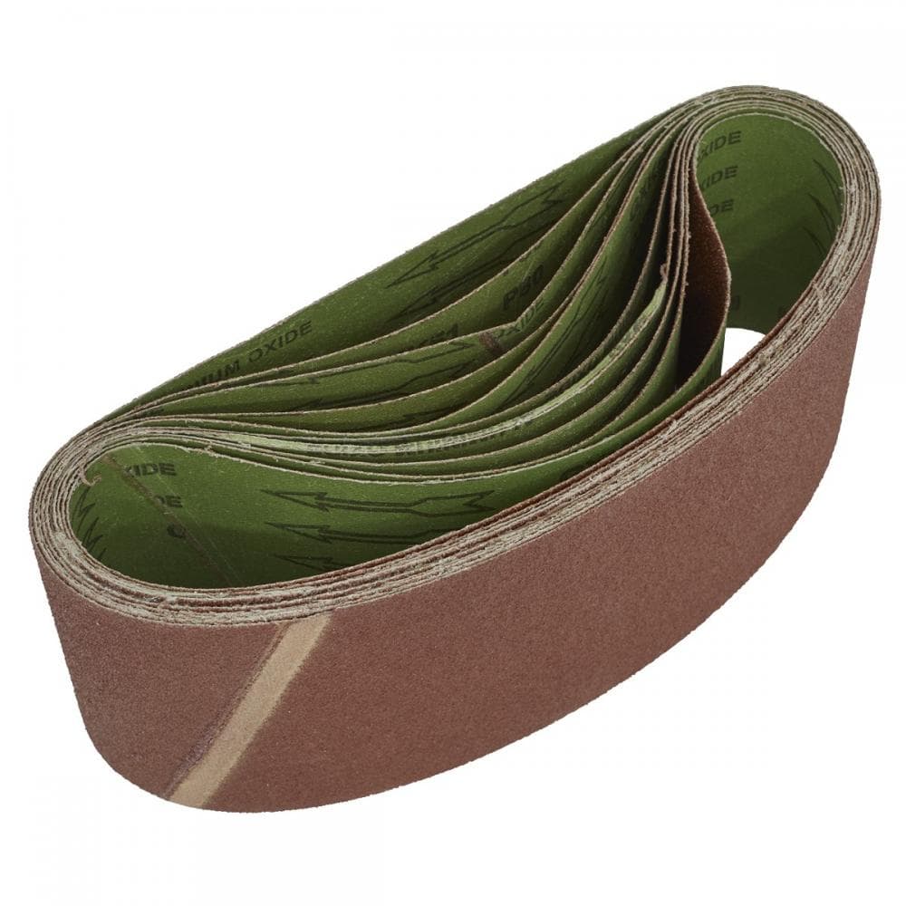 Sealey WSB6180 Sanding Belt 100 X 610Mm 80Grit - Pack Of 10