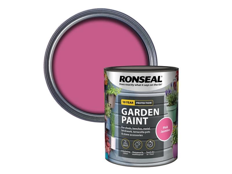Ronseal 37407 Garden Paint Pink Jasmine 750Ml