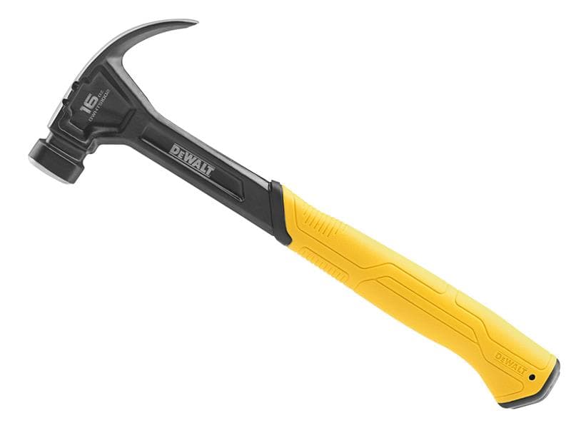 Dewalt Hand Tools DWHT51002-0 Curve Claw Smooth Face Hammer 454G (16Oz)