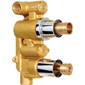 Mv Concealed Dual Thermostatic Shower Mixer Valve Body Only TOR2