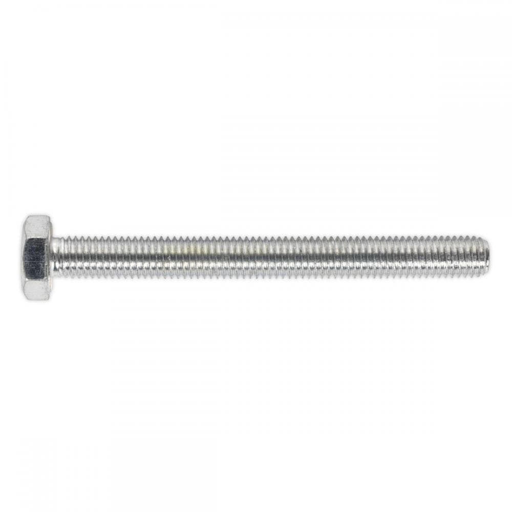 Sealey SS10100 Ht Setscrew M10 X 100Mm 8.8 Zinc Pack Of 25