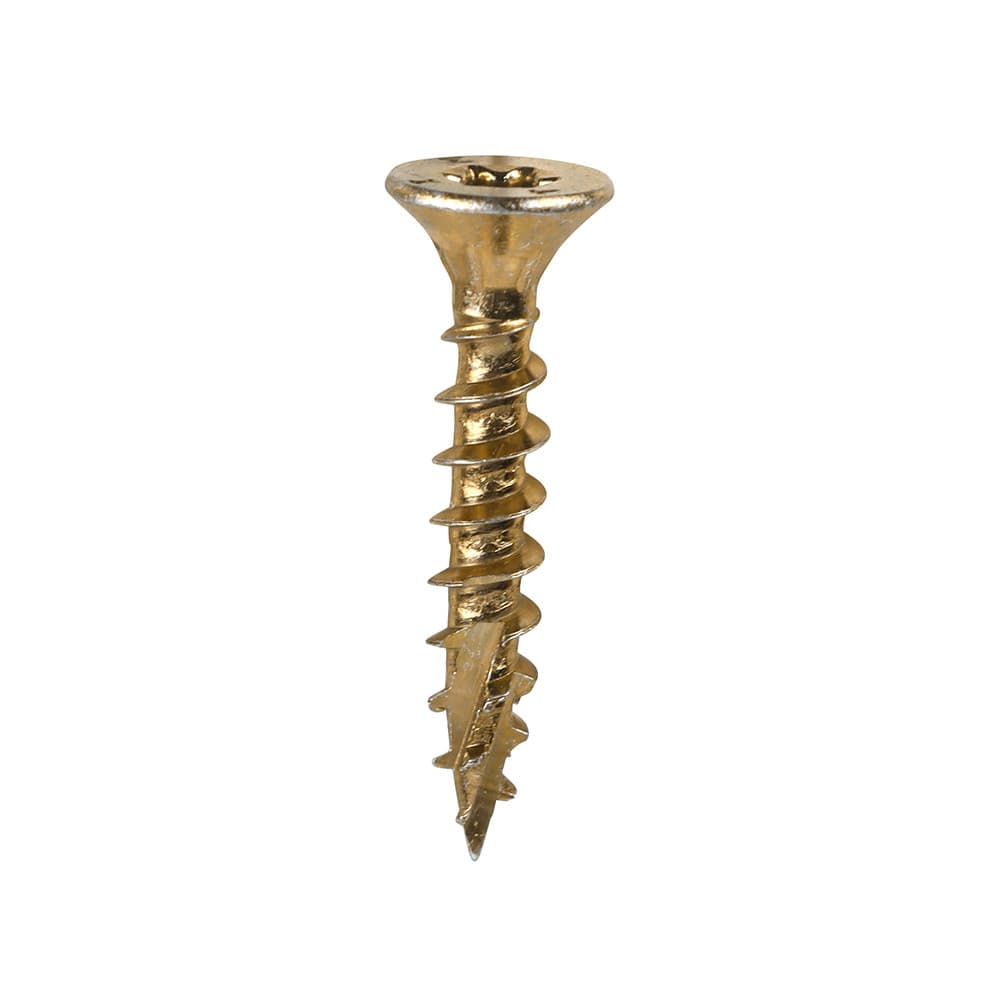 Timco 50030C2C C2 Clamp-Fix Multi-Purpose Premium Screws - Tx - Double Countersunk - Yellow 5.0 X 30 Box 200