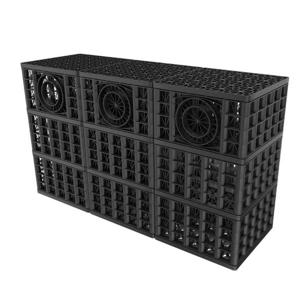 Rainsmart 65 Tonne Triple Soakaway Crate Set Flat-Packed - 1 Cubic Metre Kit