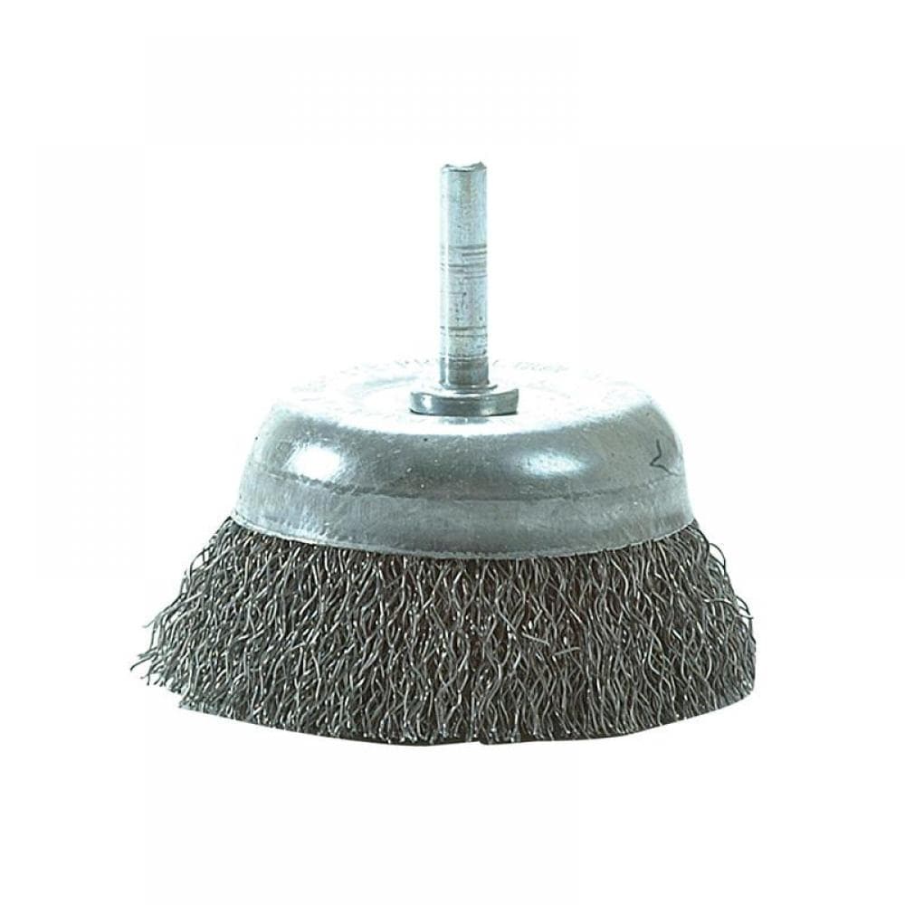 Lessmann 430.133.07 Diy Cup Brush With Shank 75Mm 0.35 Steel Wire